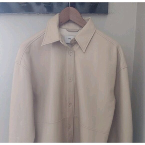 Babaton Aritzia Pelli Shirt Jacket Vegan - Picture 2 of 10